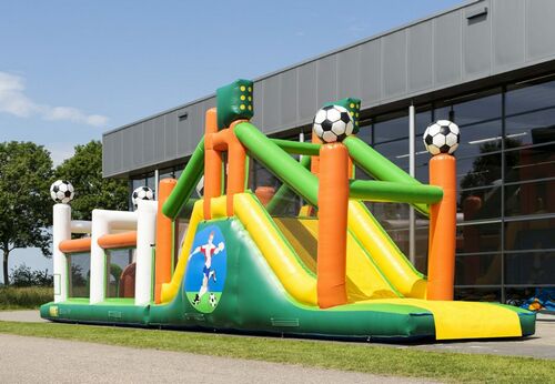 INFLATABLE OBSTACLE RUN SOCCER 17,5M